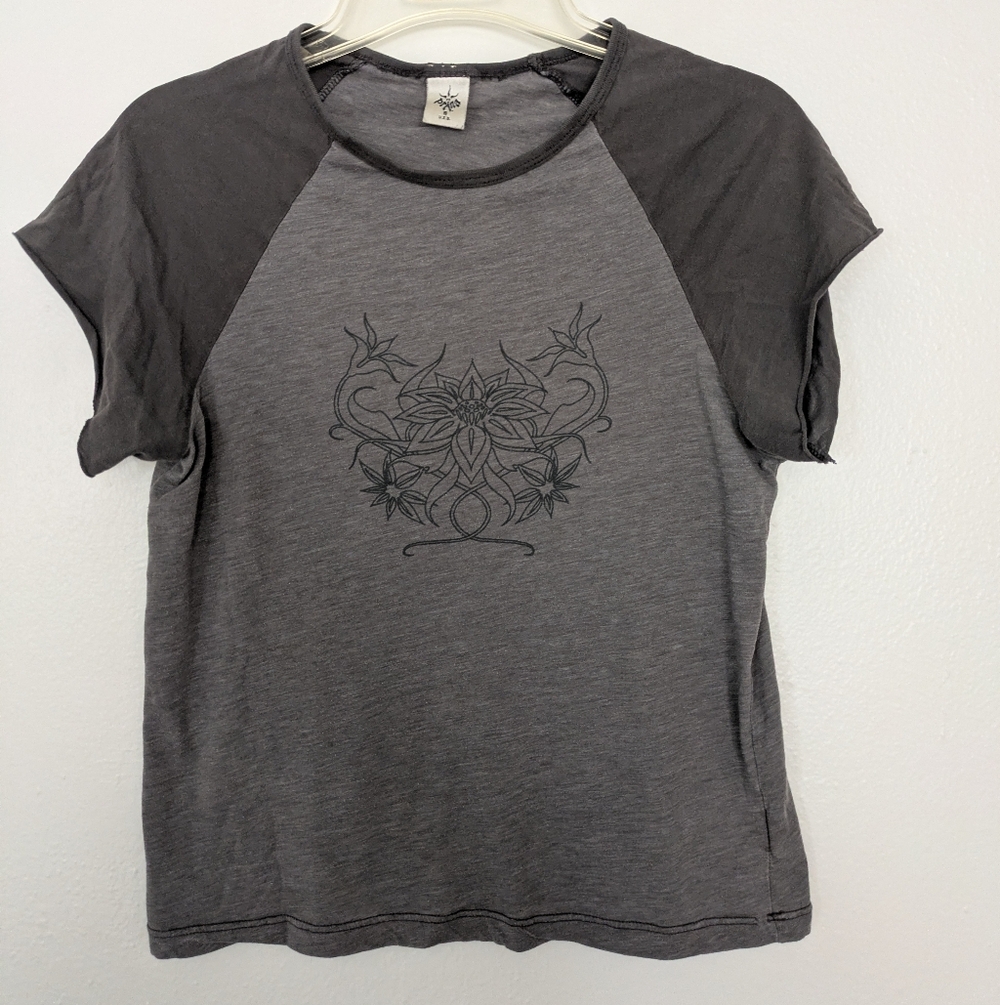 Y2K Vintage Prana Short Sleeved Shirt- Size Small
